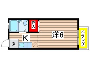 天神ハイツの物件間取画像